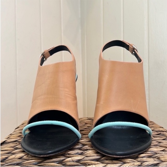 Rebecca Minkoff Barista Cipria Celadon Nubuck Heels - Picture 10 of 16